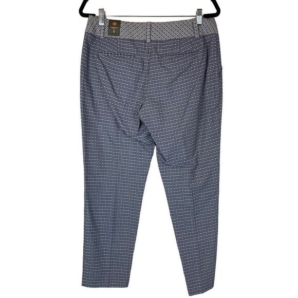 Outback Red Blue Mod Print Cassidy Fit Ankle Pants Size 8 New - Picture 2 of 10